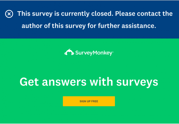 Closed survey