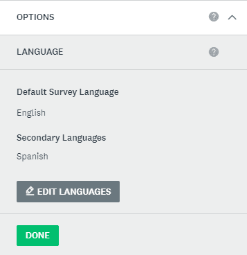 Edit languages menu