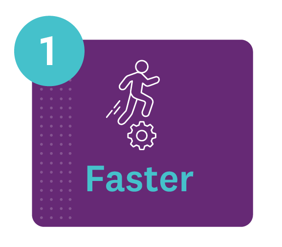 Market research automation makes us faster and more productive.