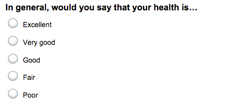 Good example of an opening question in a sensitive survey